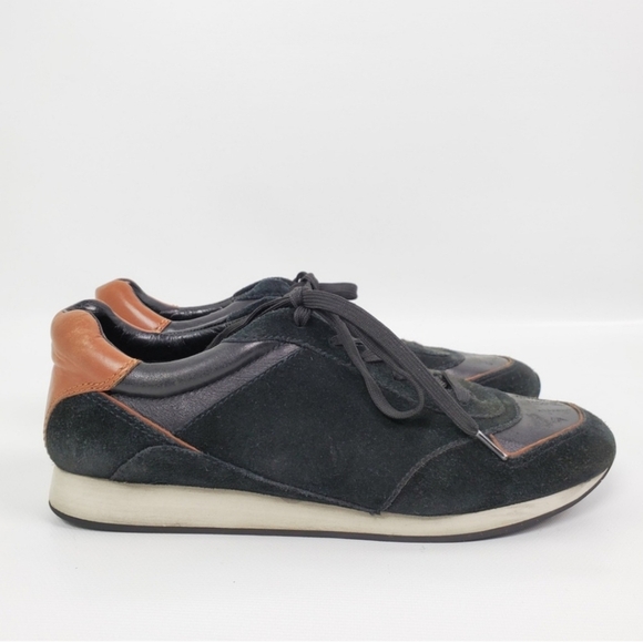 Coach leather suede designer Sneakers Sz 9 - Picture 1 of 12